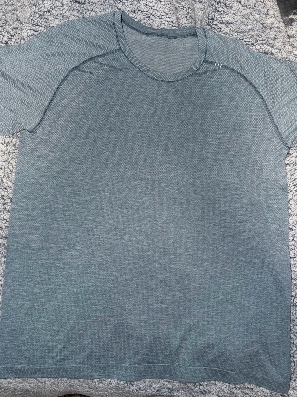 Lululemon Men's Crew Neck Short Sleeve Shirt - Slate Blue